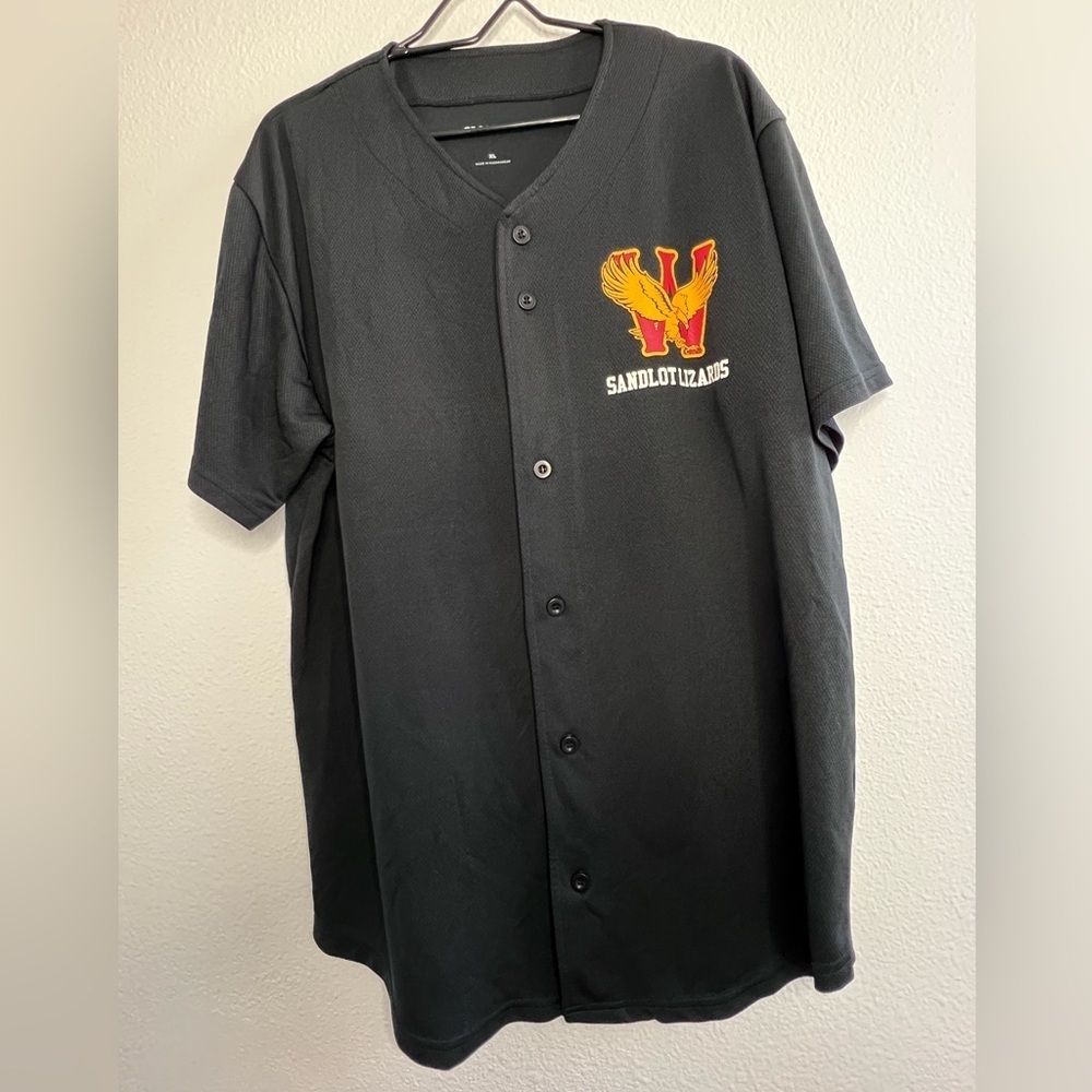Black Sandlot Lizards Jersey size Xl